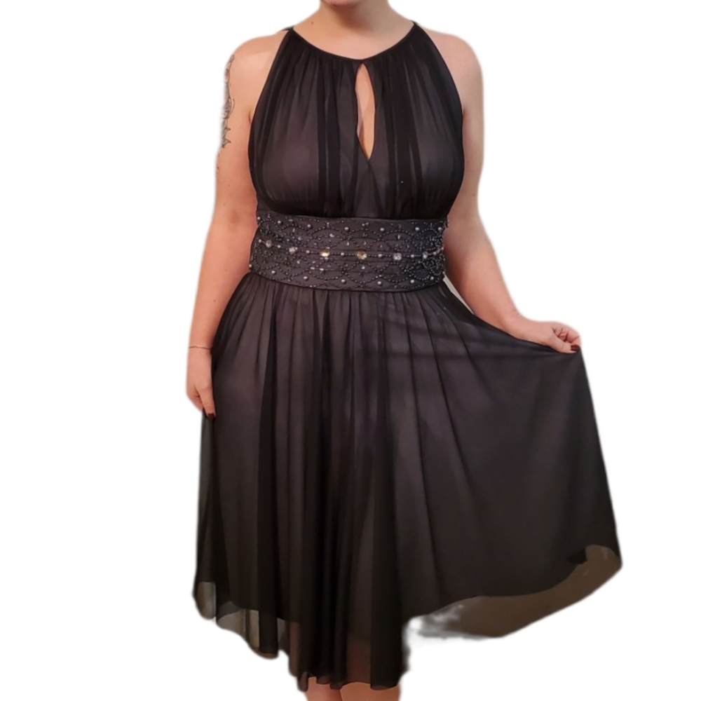 Party dress with beading